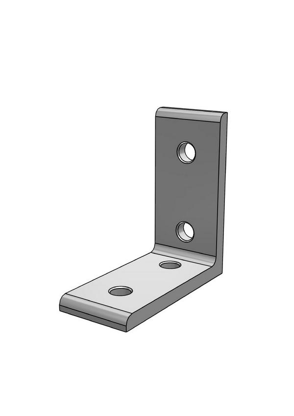 Kątownik narożnikowy na śrubę stożek 80x40x40