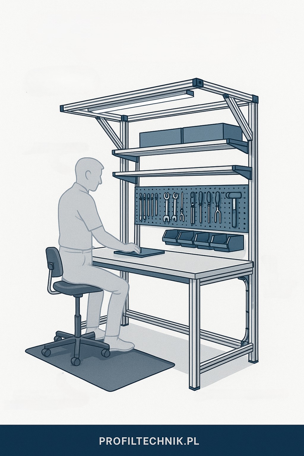 Modułowe konstrukcje z profili aluminiowych, które nie ograniczają – jak projektować stanowiska robocze na dziś i na jutro